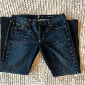 A Pocket Bootcut Jeans 7 For All Mankind Size 31 Hemmed Inseam 28” long